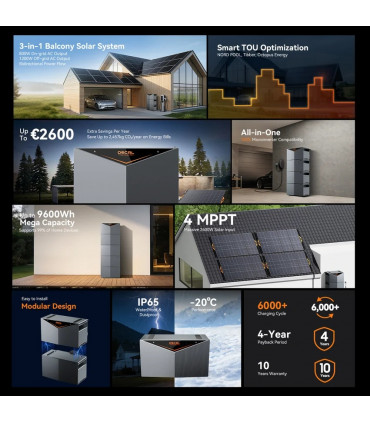 OSCAL Power Storage 2000 балконска система за съхранение на енергия